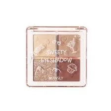 ظلال العيون ManslySweety بأربعة ألوان.  Mansly Sweety 4-color eyeshadow palette.