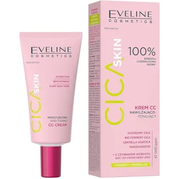 إيفلين كوزمتيكس كريم CC مرطب ومقوي للبشرة 50 مل Eveline Cosmetics Cica Skin Moisturizing & Toning CC Cream 50ml