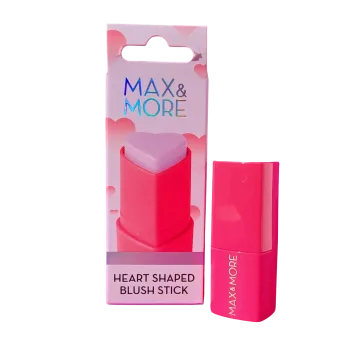 ماكس آند مور أحمر خدود على شكل قلب 17 مل  Max & More Heart Shaped Blush Stick17 ml