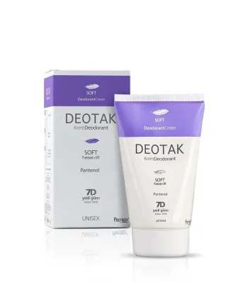 مزيل العرق الكريمي الناعم ديوتاك، منتج للجنسين مصمم للبشرة الحساسة 35 مل    Deotak Soft Cream Deodorant, a unisex product designed for sensitive skin35 ml