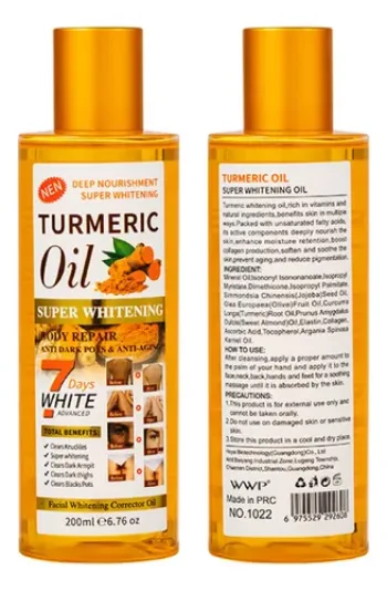 زيت الكركم المبيض والمغذي بعمق من نين 200مل   NEN Deep Nourishment Super Whitening Turmeric Oil 200ml
