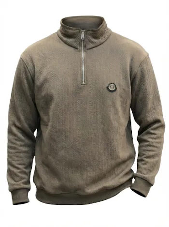 سوي تيشيرت نص سوسته  Classic Half Zip Sweatshirt