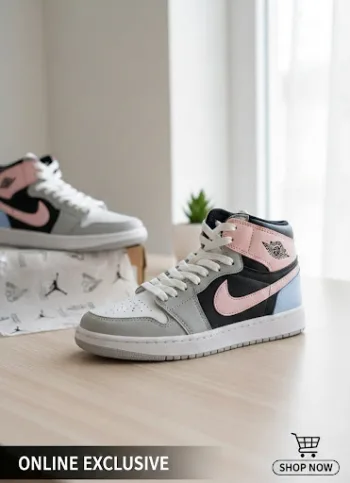 كوتشي جوردن بناتي - 👟 Jordan Girls High-Top Sneakers