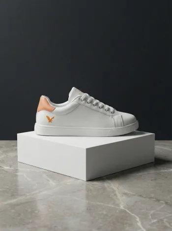 كوتشي فلات ابيض - Flat White Sneakers