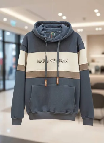 هودي مخطط كاجوال - Striped Casual Hoodie