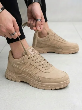 كوتشي كاجوال شمواه - Casual Suede Sneakers