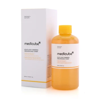 ميديكوب تونر تقشير البشرة بحمض الكوجيك والكركم 250 مل | Medicube Kojic Acid Turmeric Resurfacing Toner 250ml