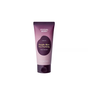 منظف ومقشر الأرز الأرجواني الكوري EQQUAL BERRY - غسول وماسك وتفتيح 3 في 1EQQUAL BERRY Purple Rice Pore Purifying Pack Cleanser