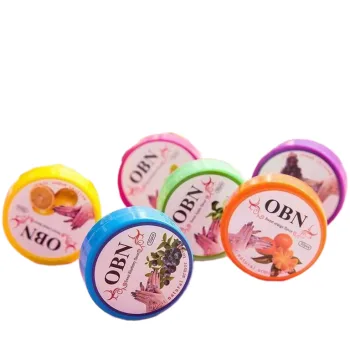 مناديل أسيتون دائرية بروائح الفواكه من أوبنكس - OBNXJJ Nail Polish Remover Pads