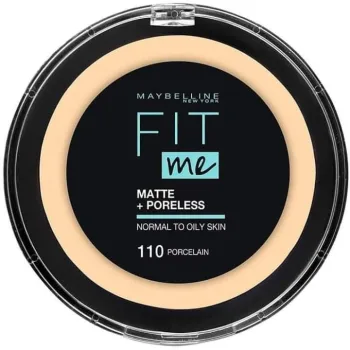 بودرة فيت مي المضغوطة من ميبيلين - Maybelline Fit Me Matte + Poreless Powder