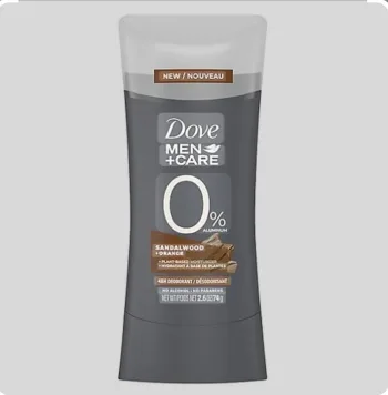 ستيك مزيل عرق دوف للرجال خالي من الألومنيوم 48 ساعة - Dove Men+Care 0% Aluminum Deodorant Stick - 74g
