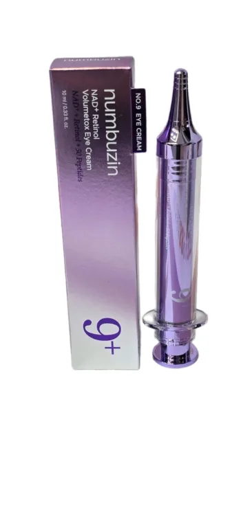 كريم العين الكوري رقم 9 بالريتينول والـ NAD+ لشد التجاعيد من نامبوزين - numbuzin No.9 NAD+ Retinol Volumetox Eye Cream - 10ml)