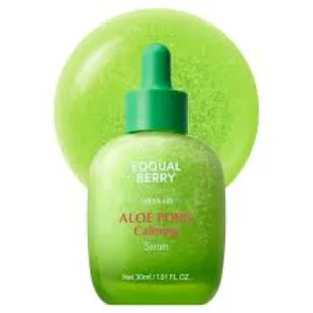 سيروم إيكوال بيري الكوري الأخضر المهدئ للبشرة 30 مل -   EQQUAL BERRY Aloe PDRN Calming Serum 30 ml