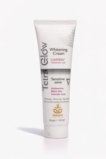 كريم تفتيح المناطق الحساسه من تيترا جلو 50جم| Tetra Glow Whitening Cream For Sensitive Zone 50gm