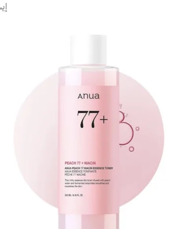 انوا بيتش 77 نياسين ايسينس 250ملي| Anua Peach 77 Niacin Essence Toner 250 ml