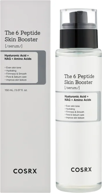 كوزركس سيروم تونر معزز بالكولاجين بالببتيد لتعزيز البشره 150ملي| cosrx the 6 peptide skin booster serum 150ml