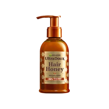 سيروم غارنييه ألترا دو بالعسل الملكي لترميم وحماية أطراف الشعر (Garnier Ultra Doux Hair Honey Repairing Serum - 115ml)