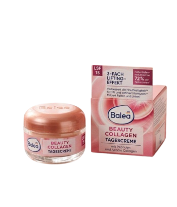 كريم النهار الألماني بيوتي كولاجين لشد البشرة ومقاومة التجاعيد من باليا - Balea Beauty Collagen Day Cream SPF15 50ml