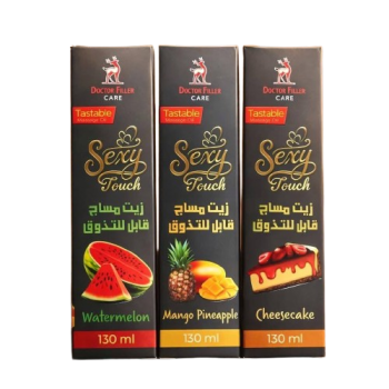 زيت مساج قابل للتذوق من دكتور فيلر كير - 130 مل | Sexy Touch Tasteable Massage Oil