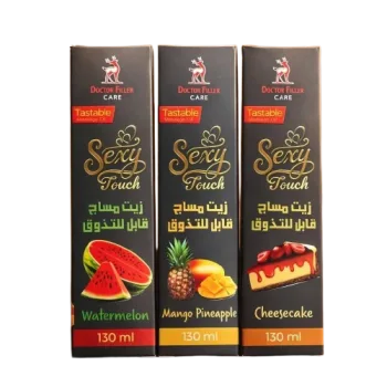 زيت مساج قابل للتذوق من دكتور فيلر كير - 130 مل | Sexy Touch Tasteable Massage Oil
