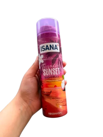 شيفينج فوم/جل الحلاقة بالياسمين والمانجوستين من ايسانا 200 مل | Isana Shaving Foam Tropical Sunset