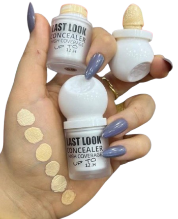 كونسيلر لاست لوك العلاجي الجديد بالأسفنجة تغطية كاملة وثبات 12 ساعة | Last Look Concealer