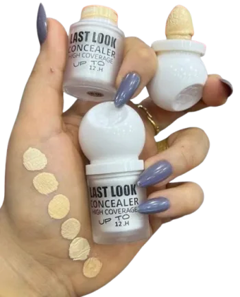 كونسيلر لاست لوك العلاجي الجديد بالأسفنجة تغطية كاملة وثبات 12 ساعة | Last Look Concealer