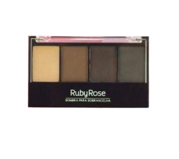 مصحح حواجب روبي روز 4 في 1 بودرة وجيل مثبت ضد الماء | Ruby Rose Eyebrow Kit