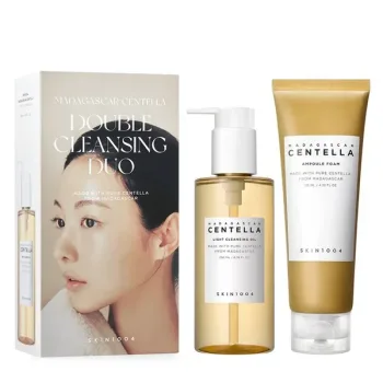 سكين 1004 مجموعة التنظيف المزدوج سنتيلا مدغشقر | SKIN1004 Madagascar Centella Double Cleansing Duo
