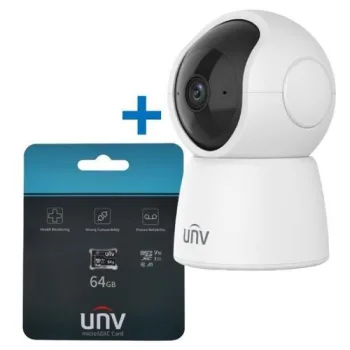 UNV - Uho-S2 - Uniarch 2MP Wifi Smart Pt camera +كارت 64 جيجا