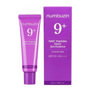 Numbuzin No.9+ NAD+ Peptides Dewy Sun Essence SPF50+ PA++++