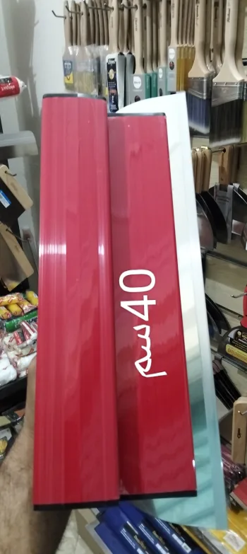 مشحاف تسويه 40 سم استانلس احمر