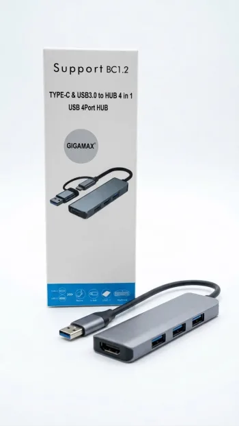 GIGAMAX HUB Type-C + USB 3.0 4 in 1