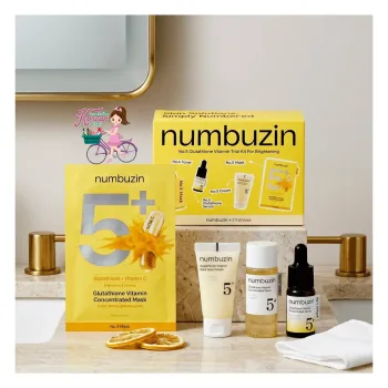 Numbuzin No. 5+ Glutathione Vitamin Trial Kit for Brightening