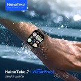 ساعة Haino Teko 7 الذكية شاشة منحنية AMOLED – صحة واتصال – تصميم مميز