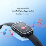 oraimo Watch Nova V ساعة فيديو عالية الدقة مقاس 2.01 بوصة تواجه ساعة ذكية