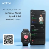 oraimo Watch Nova V ساعة فيديو عالية الدقة مقاس 2.01 بوصة تواجه ساعة ذكية