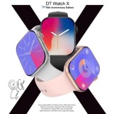 ساعه DT Watch X  البديل الاقوي لساعة apple الجديده + استراب قماش هديه