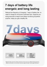 ساعه DT Watch X  البديل الاقوي لساعة apple الجديده + استراب قماش هديه