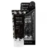 فارم ستاي ماسك ازالة الرؤوس السوداء بالفحم - Farm Stay Charcoal Black Head Peel Off Mask Pack 100G