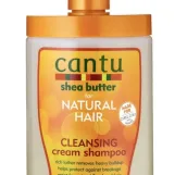 كانتو شامبو بخلاصة زبدة الشيا لترطيب الشعر 709 جرام | Cantu Shea Butter Sulfate-Free Cleansing Cream Shampoo for Natural Hair - 709 gm