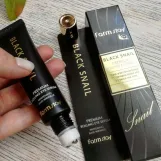 فارم ستاي سيروم الحلزون الاسود المرطب لمحاربة تجاعيد العين والهالات السوداء تحت العين- 25 مل | Farm Stay Black Snail Premium Rolling Eye Serum 25Ml