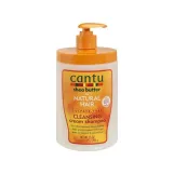 كانتو شامبو بخلاصة زبدة الشيا لترطيب الشعر 709 جرام | Cantu Shea Butter Sulfate-Free Cleansing Cream Shampoo for Natural Hair - 709 gm