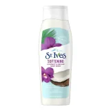 سانت ايفز غسول جسم منعم بجوز الهند والأوركيد 400 مل  - St. Ives Soft And silky Coconut And Orchid Body Wash - 400 ml