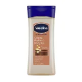 فازلين زيت الجسم جل عناية مركزة بالكاكاو  (الامريكي ) 200 مل ا vaseline intensive care cocoa rediant body oil 200ml