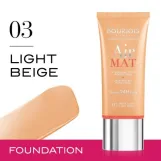 برجوا كريم اساس اير مات - 03  Bourjois Air Mat Foundation - 03 Light Beige  |  Light Beige