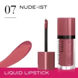 برجوا احمر شفاه اوديشن فيلفت  - 07  نودي ايست | Bourjois Rouge Edition Velvet Liquid Lipstick 07 NUDE-IST