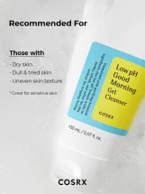 كوزركس غسول جل منخفض الحموضة لتنظيف البشرة بلطف 150 مل | COSRX Low pH Good Morning Gel Cleanser 150ml