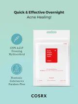 كوزركس باتش لصقات بامبل ماستر لمعالجة بثور حب الشباب - 24 رقعة  |  CosRx Acne Pimple Master Patch, 24 Patches