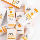 فارم ستاي كريم الوقاية من اشعة الشمس صن بلوك استيك 16جم  |  Farmstay  Daily UV Protect Sun Stick-16g SPF50+ PA++++ | Sunscreen